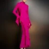 The Nella Maxi Dress In Fuchsia 2 The Nella Maxi Dress In Fuchsia -Solace Dress Shop 221024 SolaceLondon PF23 50 082 R1