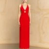 The Milly Maxi Dress In Red