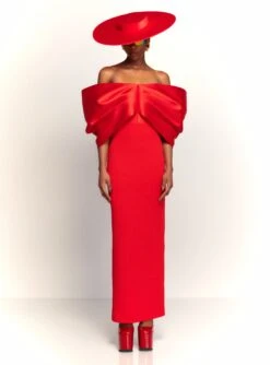 The Filippa Maxi Dress In Red