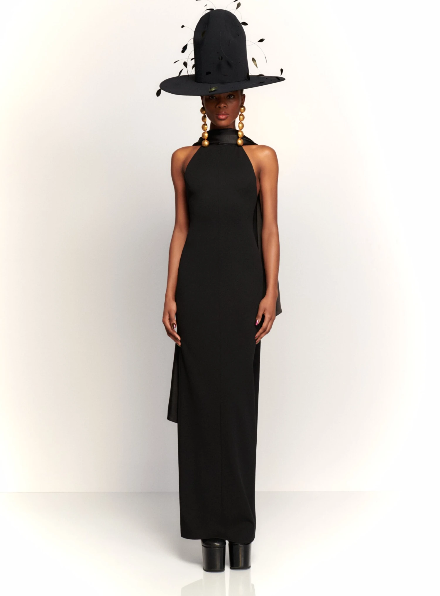 The Dahlia Maxi Dress In Black 3 The Dahlia Maxi Dress In Black