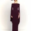 The Arden Maxi Dress In Plum -Solace Dress Shop 230309 SolaceLondon RS23 05 060 R1