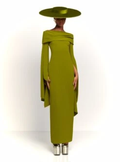 The Arden Maxi Dress In Sweet Pea Green