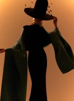 The Lyana Maxi Dress In Black And Bluebell -Solace Dress Shop 230309 SolaceLondon RS23 07 228 R1