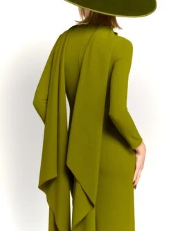 The Luisa Maxi Dress In Sweet Pea Green -Solace Dress Shop 230309 SolaceLondon RS23 08 089 R1