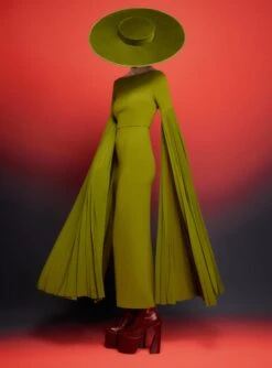 The Grace Maxi Dress In Sweet Pea Green