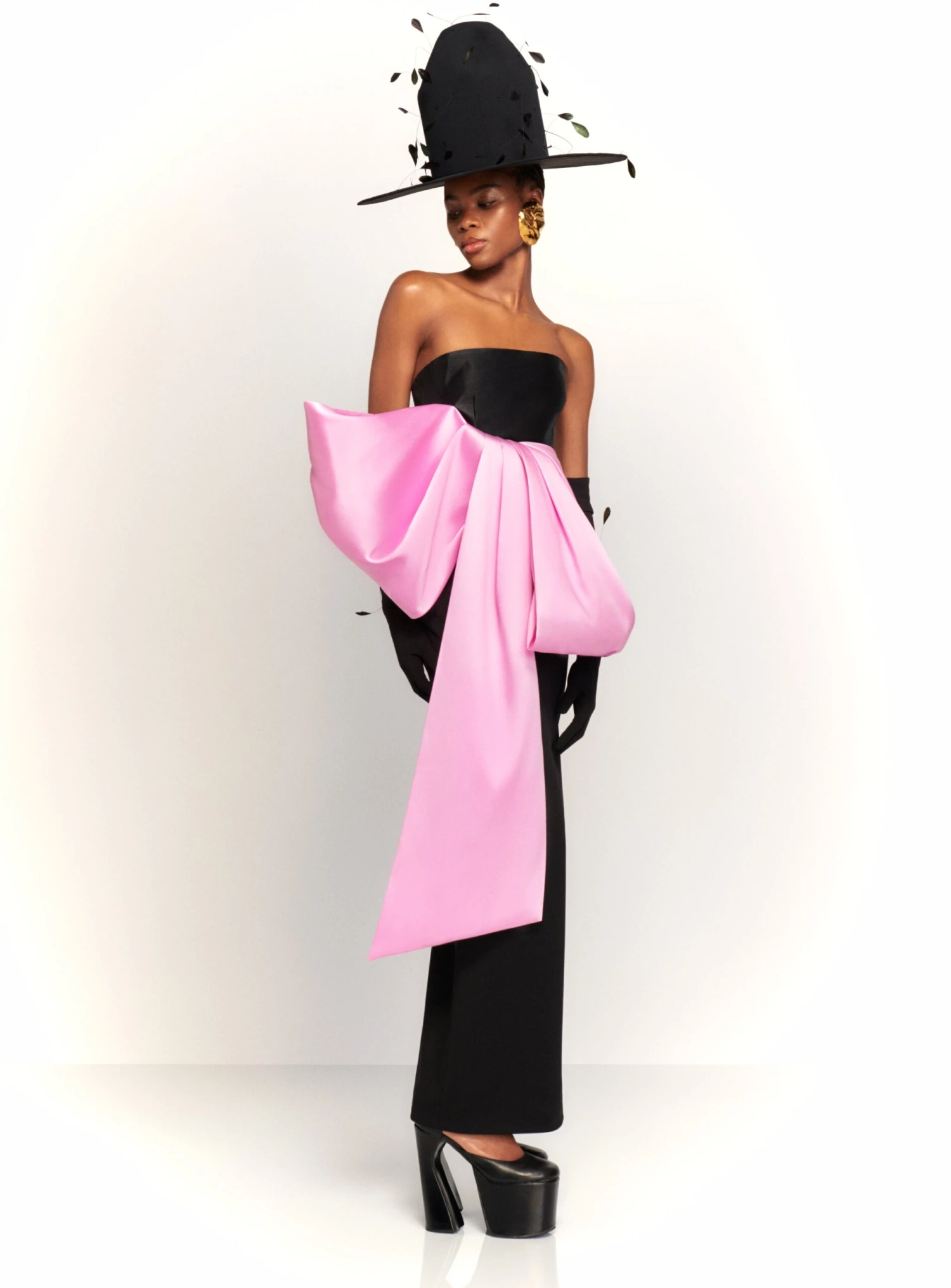 The Maeve Maxi Dress In Black And Blush 6 The Maeve Maxi Dress In Black And Blush - Image 4