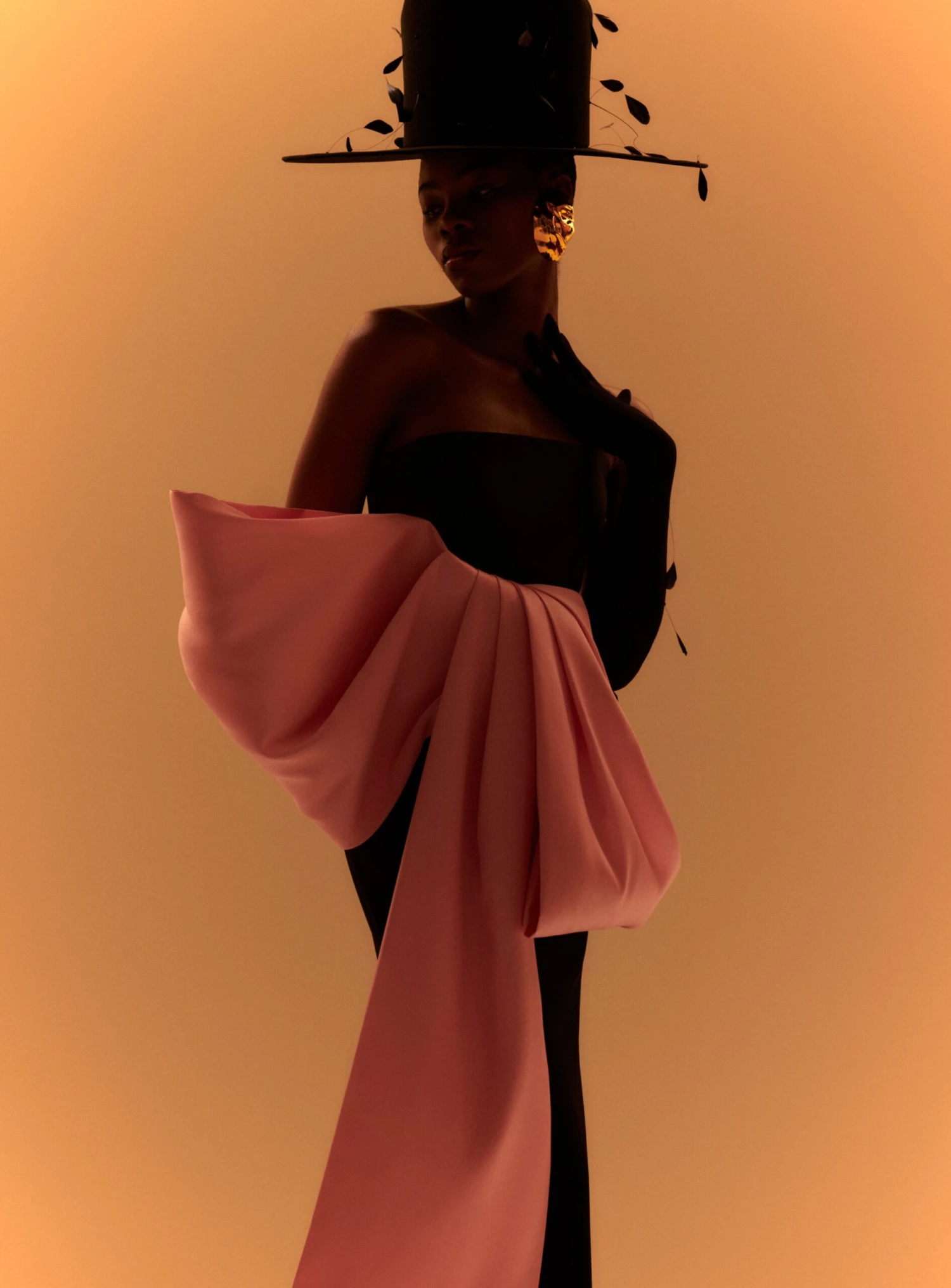 The Maeve Maxi Dress In Black And Blush 5 The Maeve Maxi Dress In Black And Blush - Image 3