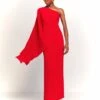The Lillia Maxi Dress In Red