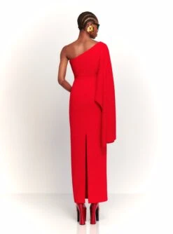 The Lillia Maxi Dress In Red -Solace Dress Shop 230309 SolaceLondon RS23 26 094 R1