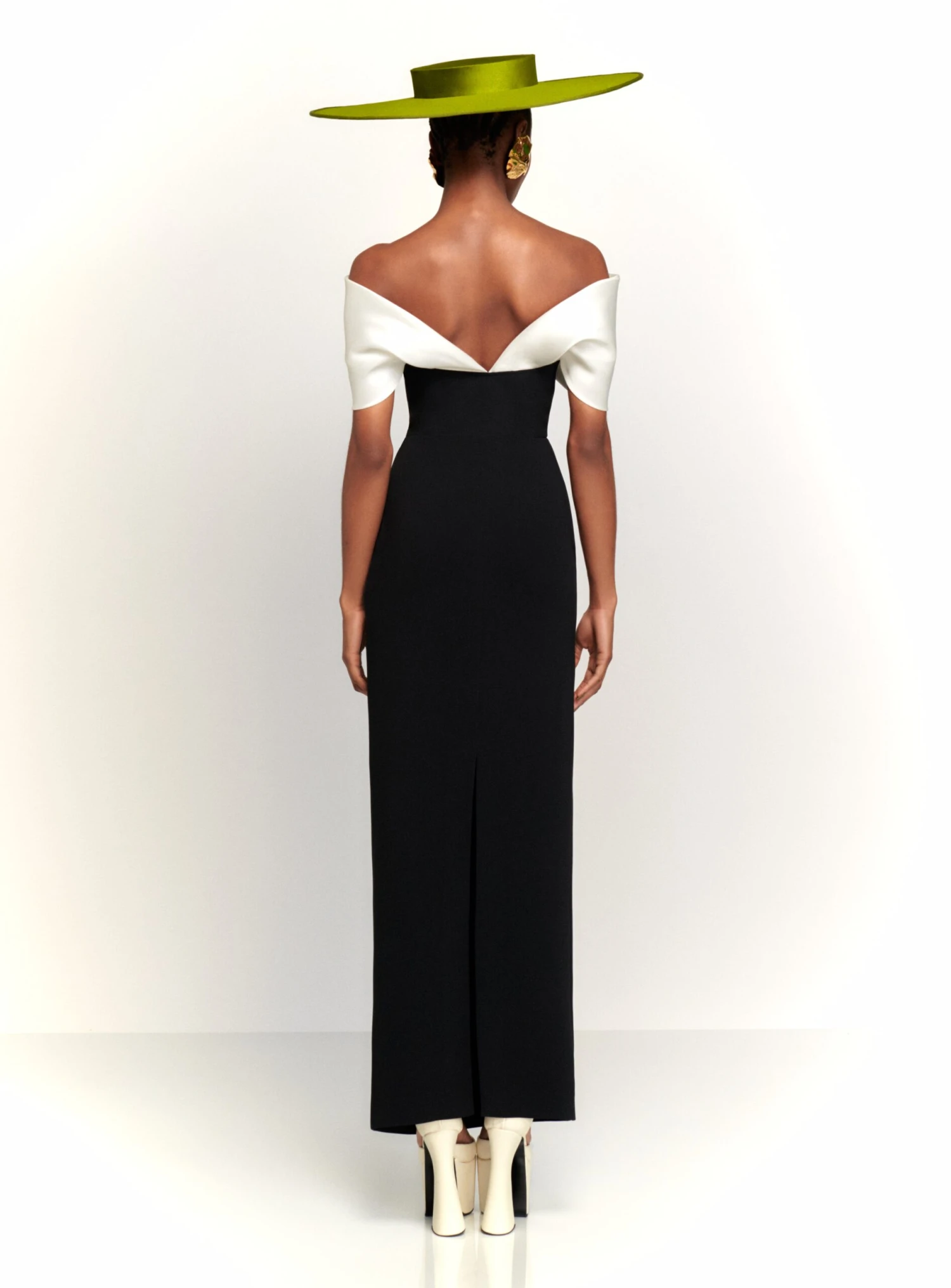 The Dakota Maxi Dress In Cream & Black 6 The Dakota Maxi Dress In Cream & Black - Image 4