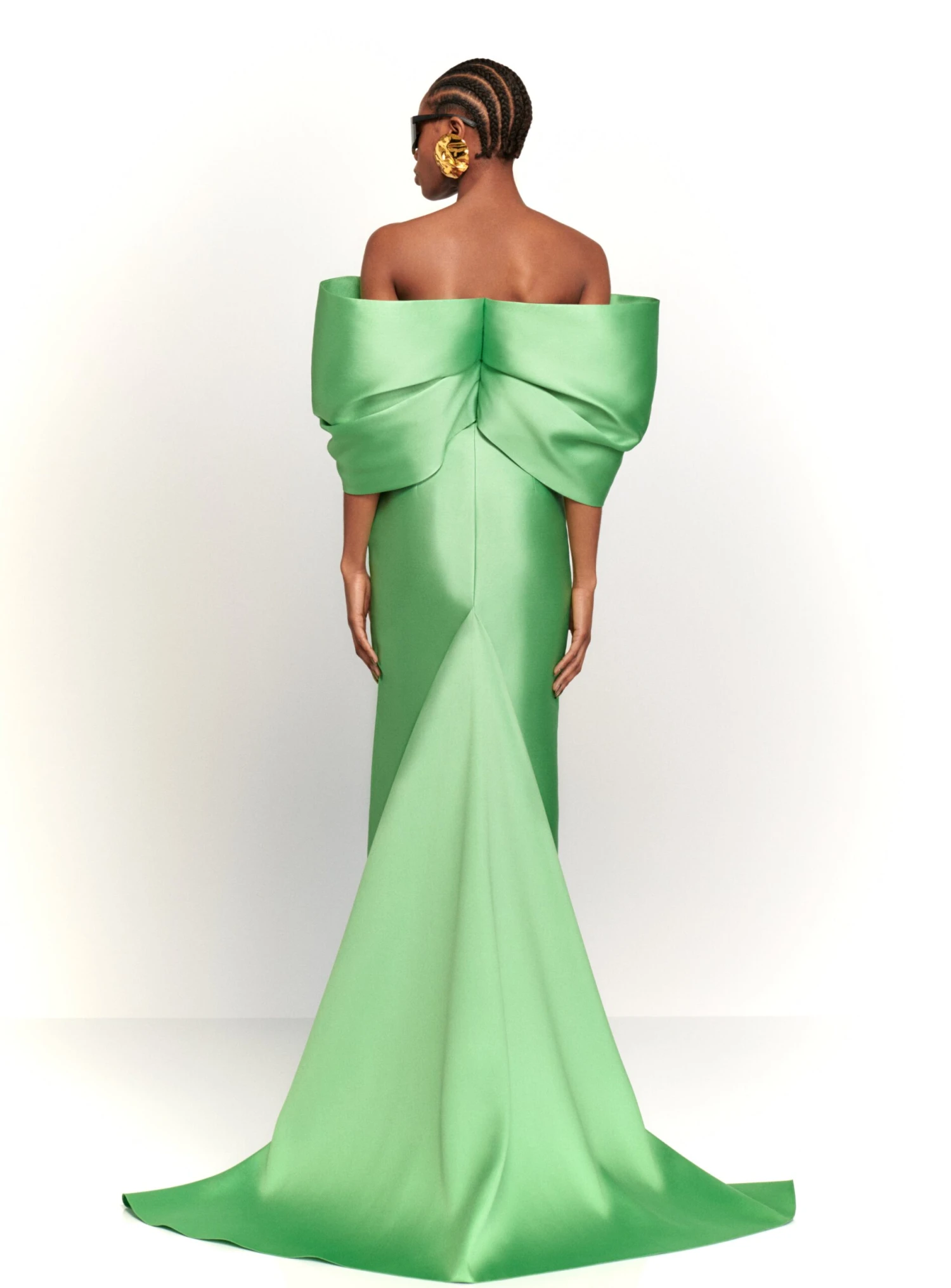 The Delphina Maxi Dress In Pistachio 6 The Delphina Maxi Dress In Pistachio - Image 4