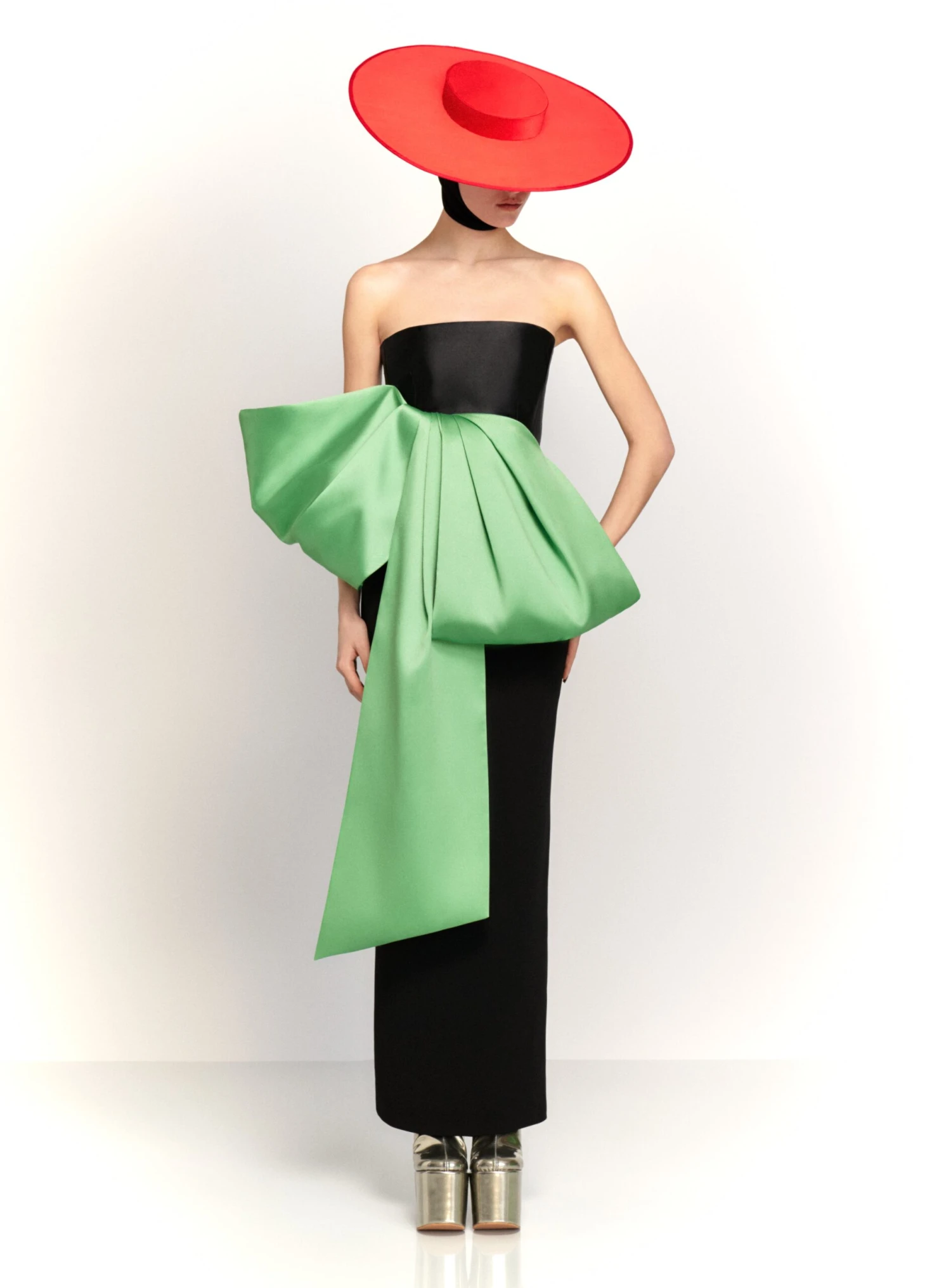 The Maeve Maxi Dress In Black And Pistachio 2 The Maeve Maxi Dress In Black And Pistachio