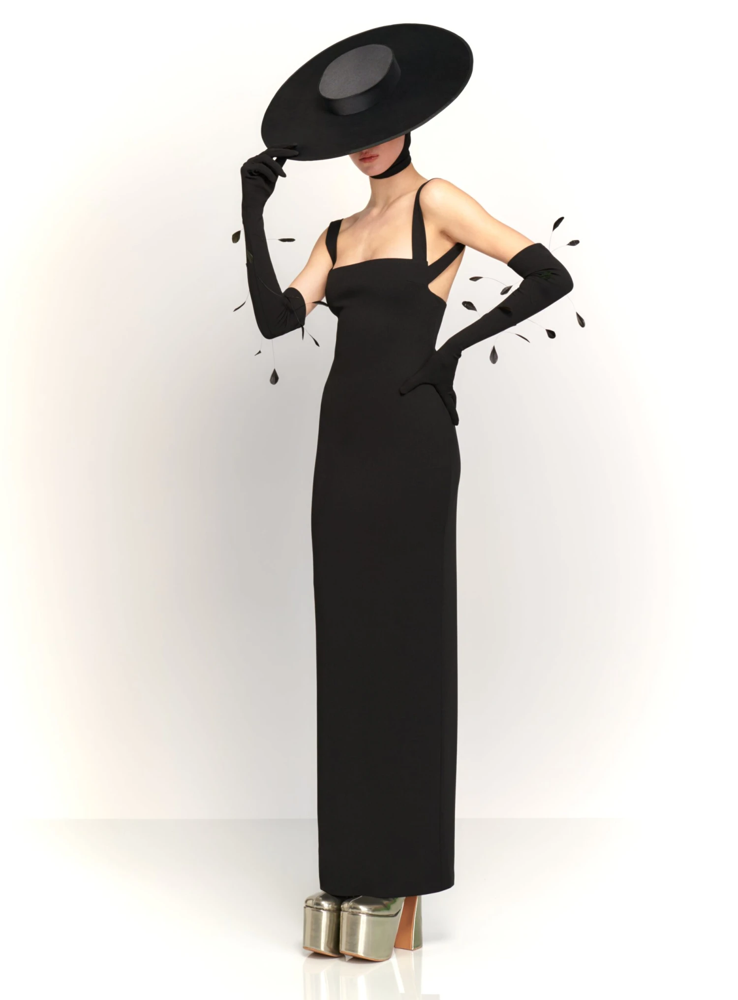 The Joni Maxi Dress In Black 4 The Joni Maxi Dress In Black - Image 2