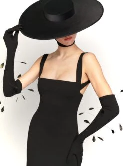 The Joni Maxi Dress In Black 8 The Joni Maxi Dress In Black -Solace Dress Shop 230309 SolaceLondon RS23 36 044 R1