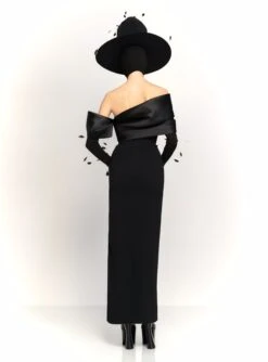 The Alexis Maxi Dress In Black -Solace Dress Shop 230309 SolaceLondon RS23 39 110 R1