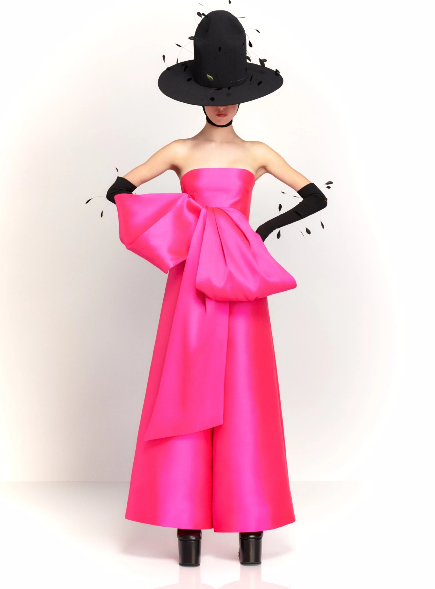 The Nadina Top In Hot Pink 4 The Nadina Top In Hot Pink - Image 2