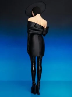 The Edda Mini Dress In Black -Solace Dress Shop 230309 SolaceLondon RS23 45 114 R1