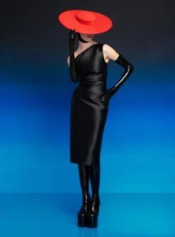 The Orla Midi Dress In Black