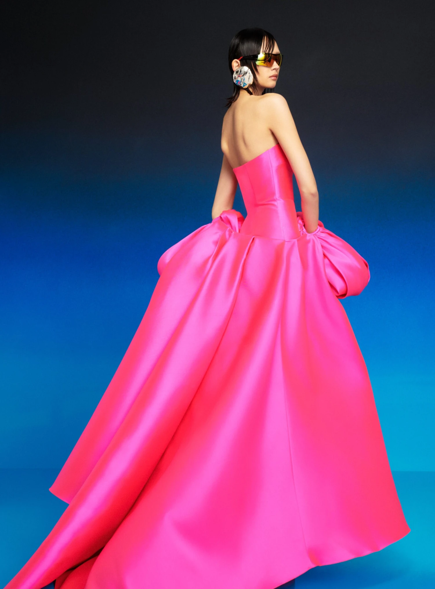 The Lea Maxi Dress In Hot Pink 5 The Lea Maxi Dress In Hot Pink - Image 3