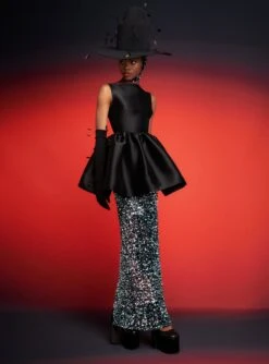 The Simona Top In Black