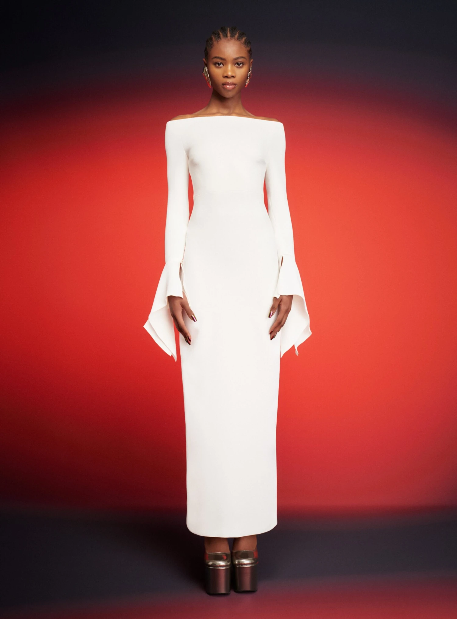 The Amalie Maxi Dress In Cream 3 The Amalie Maxi Dress In Cream