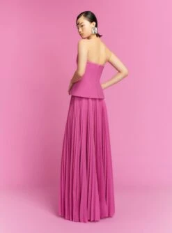 The Britt Maxi Dress In Berry Pink -Solace Dress Shop 23 OS44017 BRITT MAXI DRESS BERRY PINK 094 R1