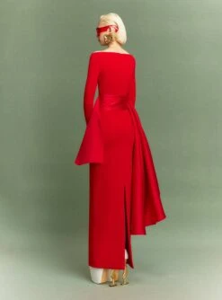 The Kiana Maxi Dress In Red -Solace Dress Shop 24 OS43007 KIANAMAXIDRESS RED 044 R1