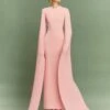 The Naomi Maxi Dress In Putty Pink -Solace Dress Shop 26 OS43012 NAOMI MAXI DRESS PUTTY PINK 042 R1