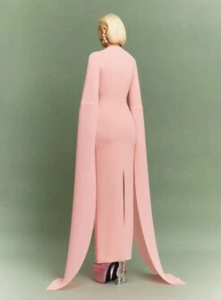 The Naomi Maxi Dress In Putty Pink -Solace Dress Shop 26 OS43012 NAOMI MAXI DRESS PUTTY PINK 111 R1