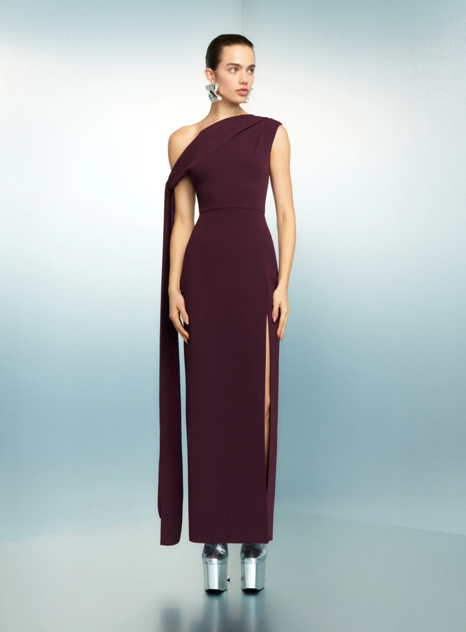 The Irina Maxi Dress In Raisin 3 The Irina Maxi Dress In Raisin