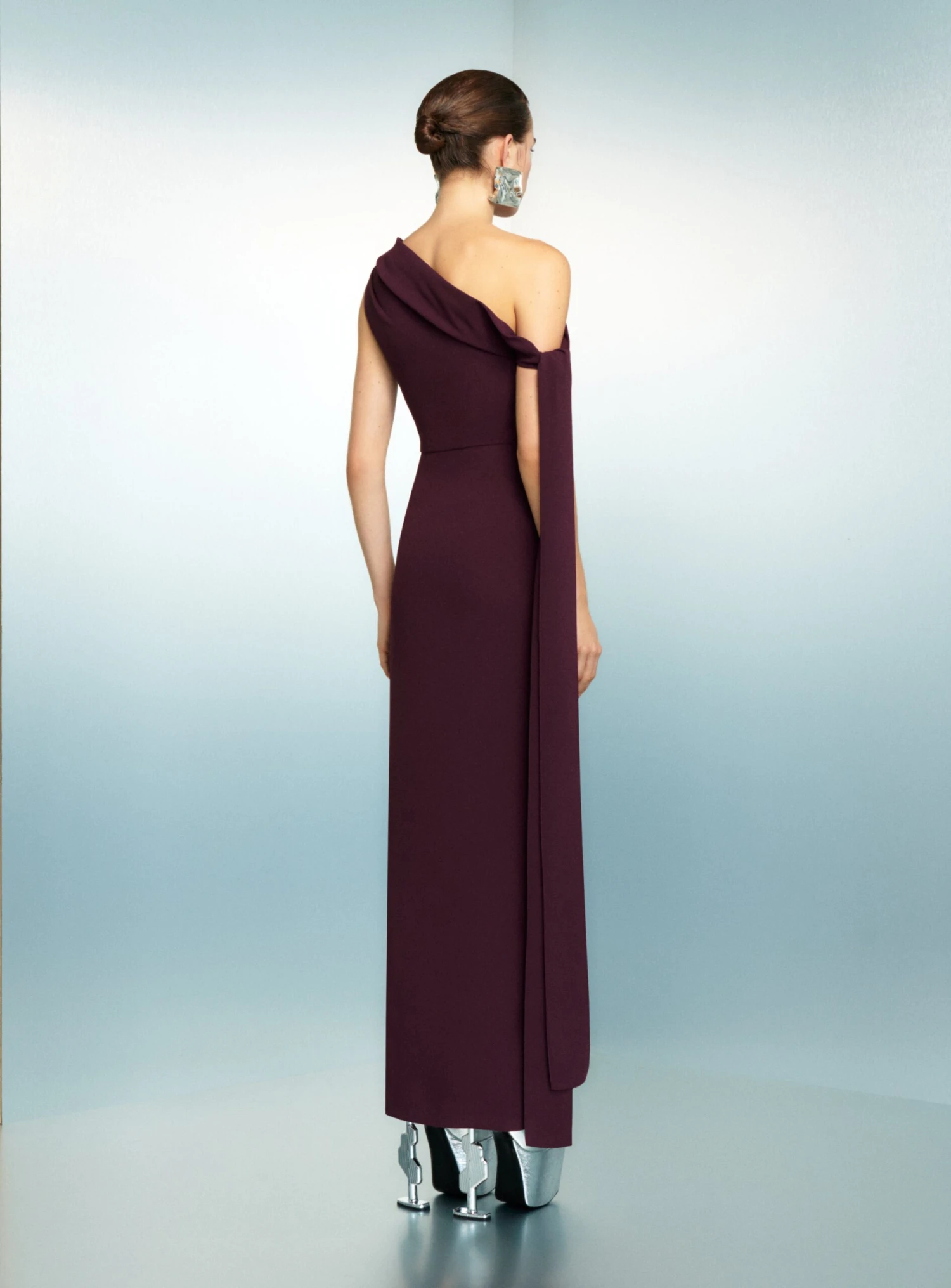 The Irina Maxi Dress In Raisin 5 The Irina Maxi Dress In Raisin - Image 3
