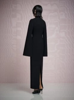 The Josefine Maxi Dress In Black -Solace Dress Shop 26 OS46013 JOSEFINE MAXI DRESS BLACK 0027 Rework