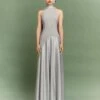 The Cece Maxi Dress In Pewter -Solace Dress Shop 29 OS43032 CECE MAXI DRESS PEWTER 001 R1