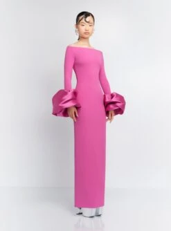 The Talia Maxi Dress In Berry Pink -Solace Dress Shop 30 OS40014 TALIA MAXI DRESS BERRY PINK 047 R1