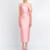 The Ellison Midi Dress In Powder Pink