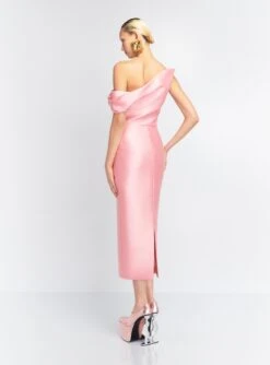 The Ellison Midi Dress In Powder Pink -Solace Dress Shop 31 OS44046 ELLISON MIDI DRESS POWDER PINK 149 R1
