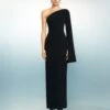 The Alina Maxi Dress In Black -Solace Dress Shop 31 OS45029 ALINA MAXI DRESS BLACK 003 R1