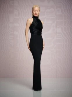 The Portia Maxi Dress In Black -Solace Dress Shop 31 OS46011 PORTIA MAXI DRESS BLACK 0017 Rework