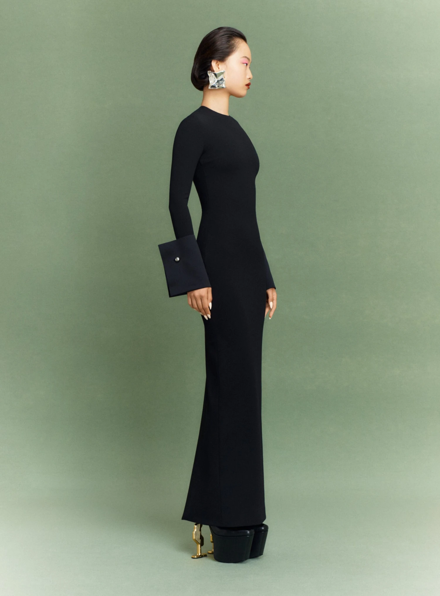 The Chloe Maxi Dress In Black 4 The Chloe Maxi Dress In Black - Image 2