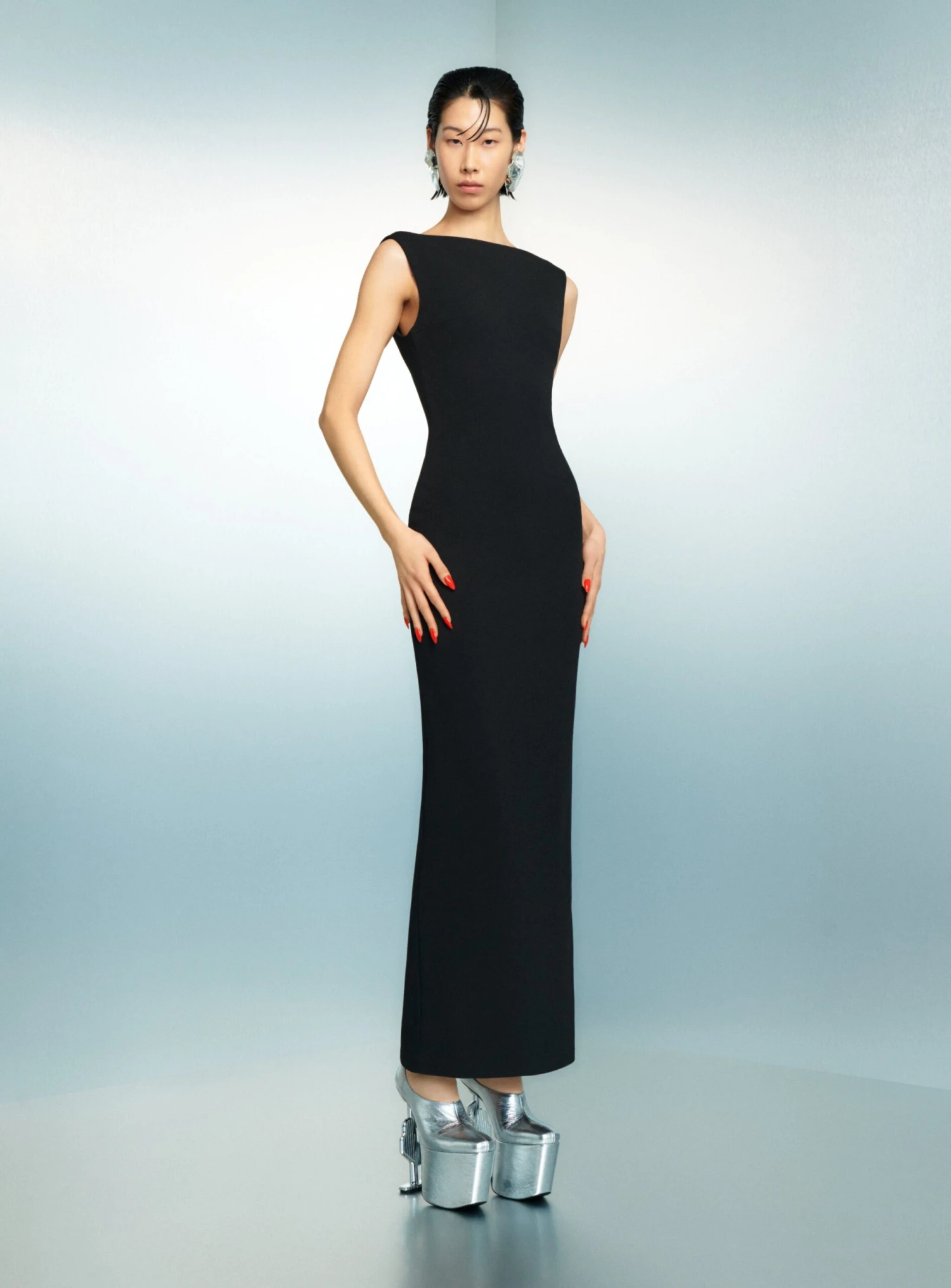 The Imogen Maxi Dress In Black 5 The Imogen Maxi Dress In Black - Image 3
