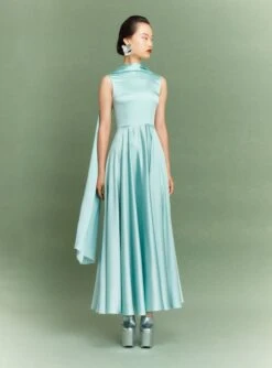 The Emelia Maxi Dress In Opal