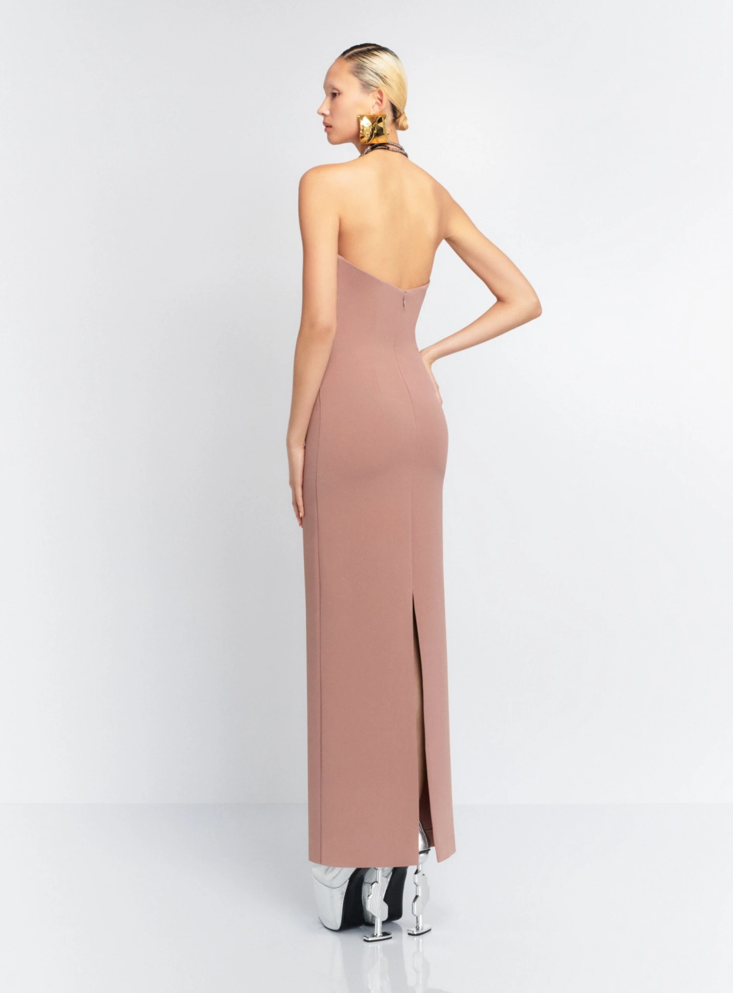 The Riva Maxi Dress In Cocoa 5 The Riva Maxi Dress In Cocoa - Image 3