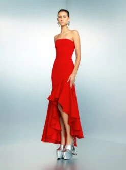 The Hani Maxi Dress In Red 9 The Hani Maxi Dress In Red -Solace Dress Shop 35 OS45031 HANI MAXI DRESS RED 011 R1