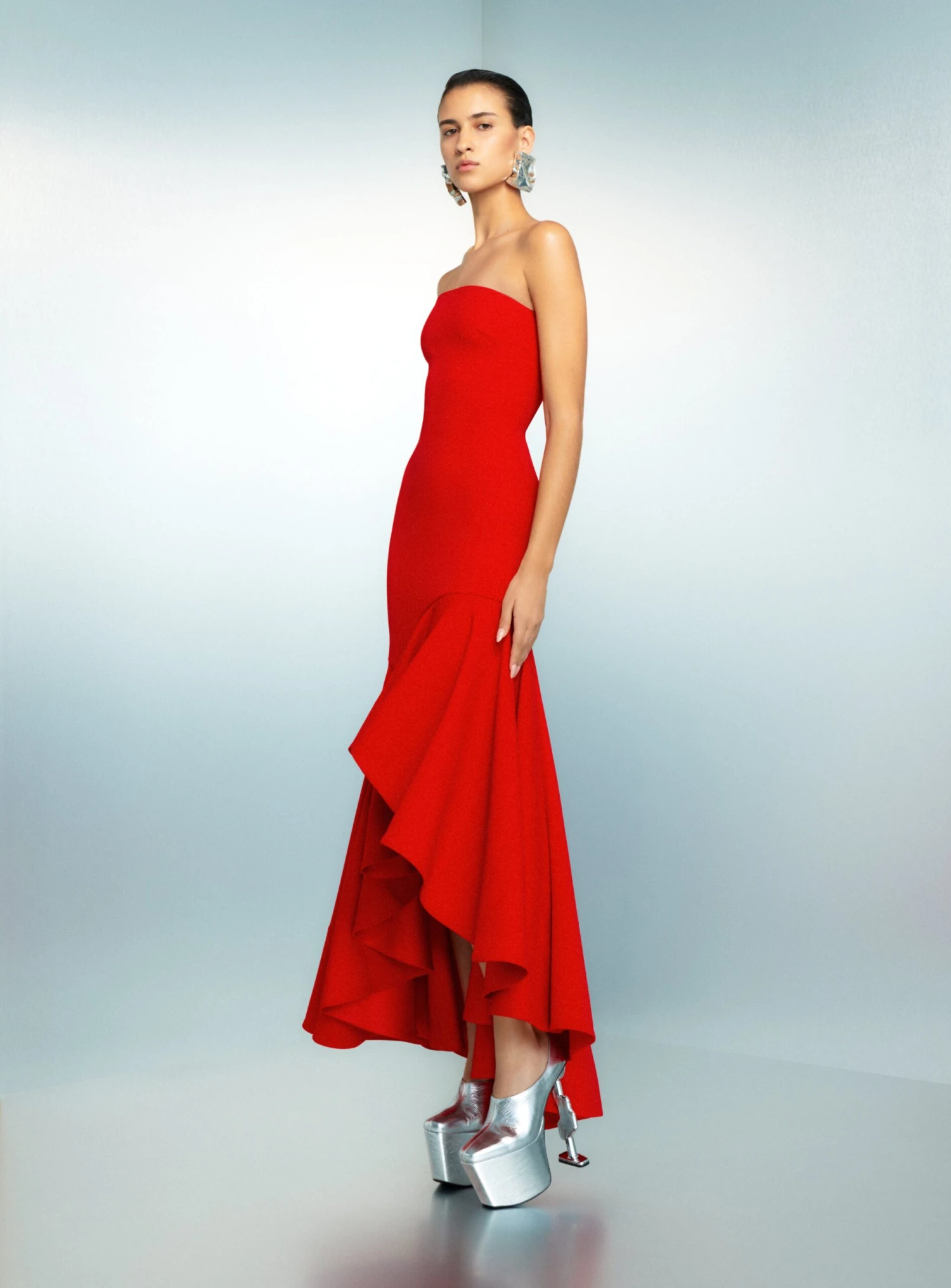 The Hani Maxi Dress In Red 4 The Hani Maxi Dress In Red - Image 2