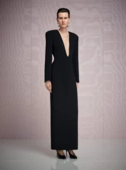 The Deacon Maxi Dress In Black -Solace Dress Shop 35 OS46038 DEACON MAXI DRESS BLACK 0068 Rework