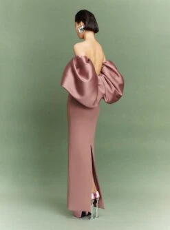 The Floris Maxi Dress In Cocoa -Solace Dress Shop 37 OS43018 FLORIS MAXI DRESS COCOA 092 R1