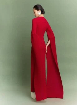 The Naomi Maxi Dress In Ruby -Solace Dress Shop 38 OS43012 NAOMI MAXI DRESS RUBY 062 R1