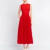 The Sophie Midi Dress In Red -Solace Dress Shop 38 OS44038 SOPHIE MIDI DRESS RED 069 R1
