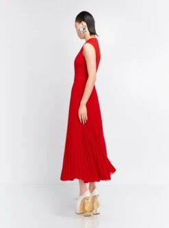 The Sophie Midi Dress In Red -Solace Dress Shop 38 OS44038 SOPHIE MIDI DRESS RED 085 R1
