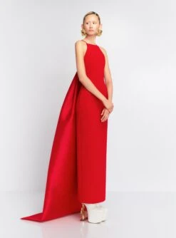 The Ulla Maxi Dress In Red